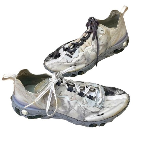 Nike Other - Kendrick Lamar Nike X React Element 55 Pure Platinum Sneakers Men Sz 5.5 Wmn 7